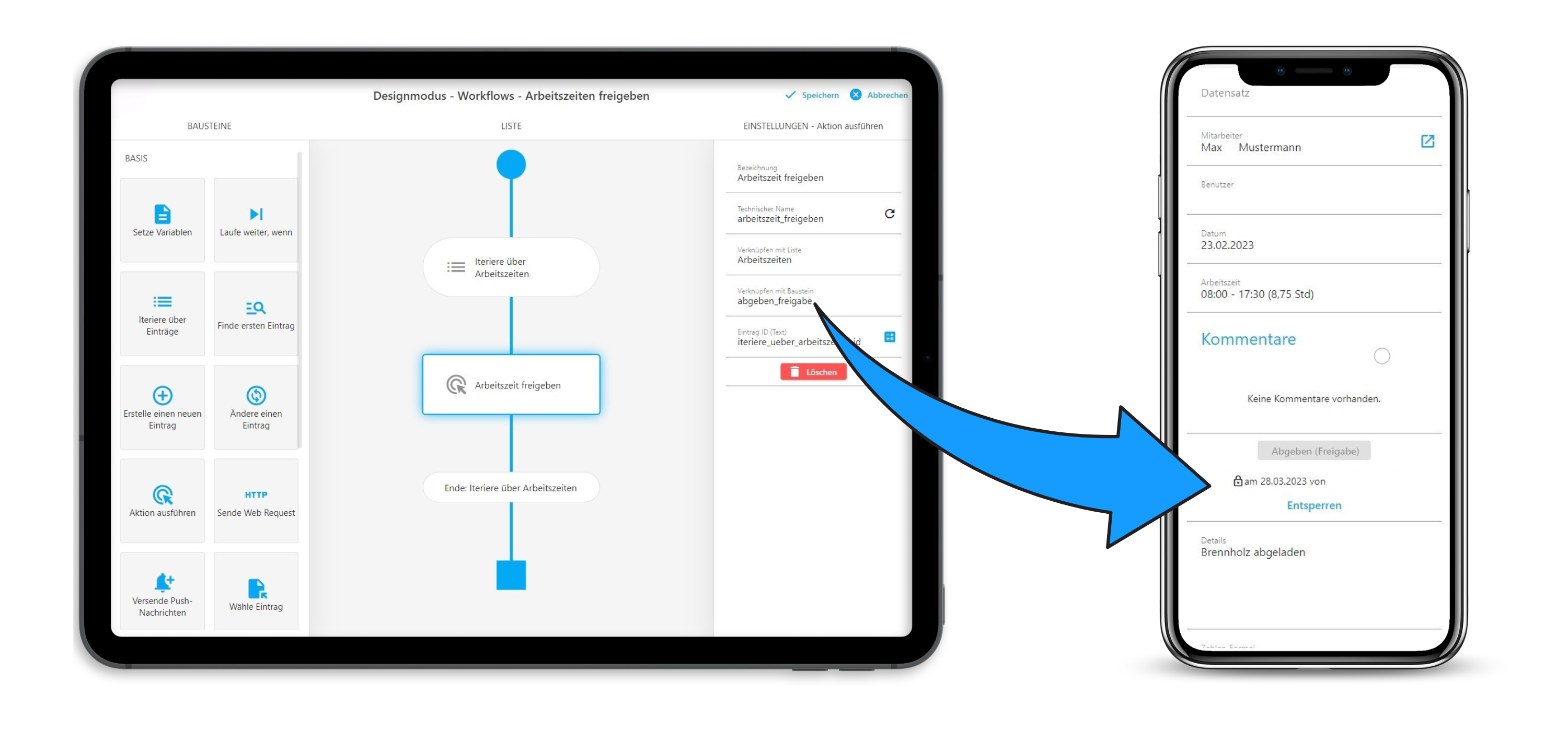 release action step
